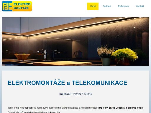 provádíme elektromontáže a elektroinstalace v okrese jeseník a přilehlém okolí, a to ve vysoké kvalitě a k vaší maximální spokojenosti.