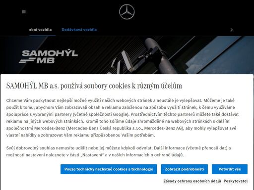 objevte pestrou nabídku nových, předváděcích a ojetých vozidel mercedes-benz a nejnovější servisní nabídky.