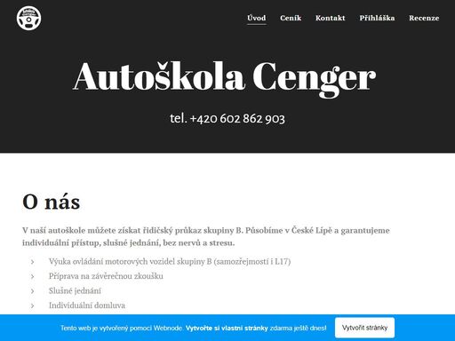 v naší autoškole můžete získat řidičský průkaz skupiny b. působíme v české lípě a garantujeme individuální přístup, slušné jednání, bez nervů a stresu.