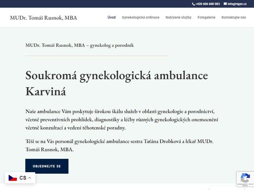 soukromá gynekologická ambulance karviná. gynekologie karviná poskytuje širokou škálu služeb v oblasti gynekologie a porodnictví, atd.