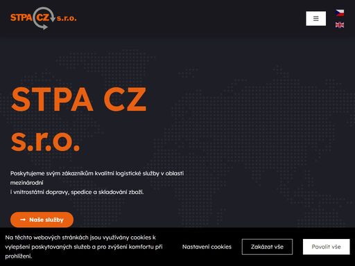 společnost stpa cz s.r.o. poskytuje svým partnerům a zákazníkům kvalitní logistické služby v oblasti mezinárodní i vnitrostátní dopravy, spedice a skladování zboží.