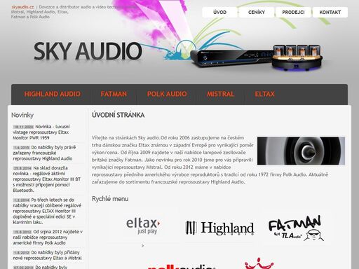 eltax, highland, mistral, polk, audio, reproduktory, zesilovače, hi-fi, komponenty, skyaudio, sky, audio, reprosoustavy