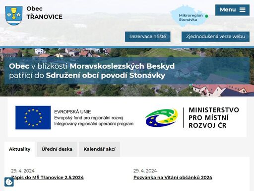 www.tranovice.cz
