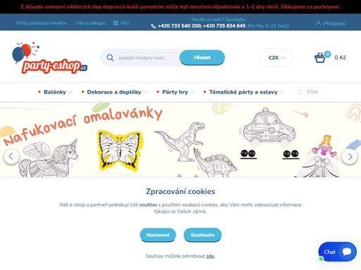 objevte širokou nabídku párty dekorací a doplňků na party-eshop.cz! najdete u nás vše pro narozeninové oslavy, svatby, tématické večírky a další speciální příležitosti. kvalitní produkty, rychlé doručení a skvělé ceny.