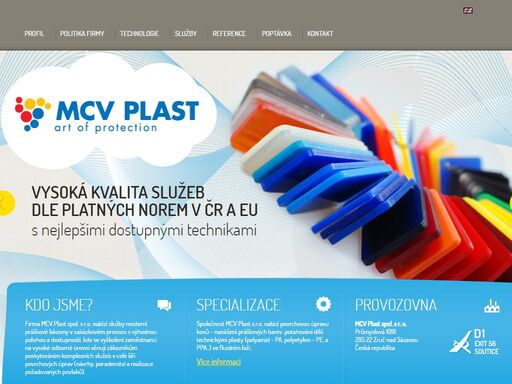 firma mcv plast spol. s r.o. nabízí služby moderní práškové lakovny v zakázkovém provozu