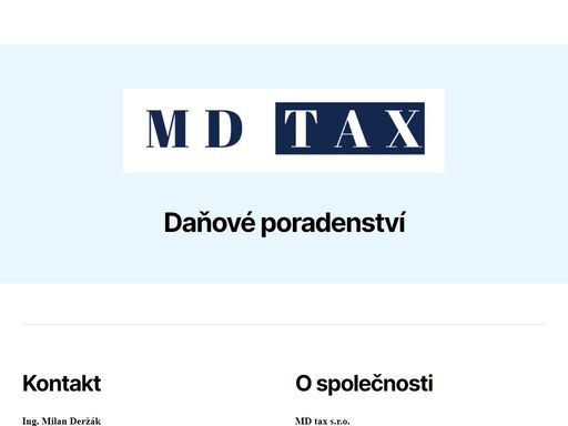 www.mdtax.cz