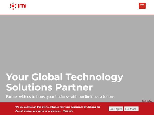 integrated micro-electronics, inc. (imi) your global technology solutions partner partner with us to boost your business with our limitless solutions.