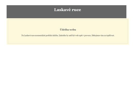 www.laskaveruce.cz