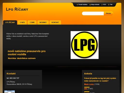 www.lpgricany.cz
