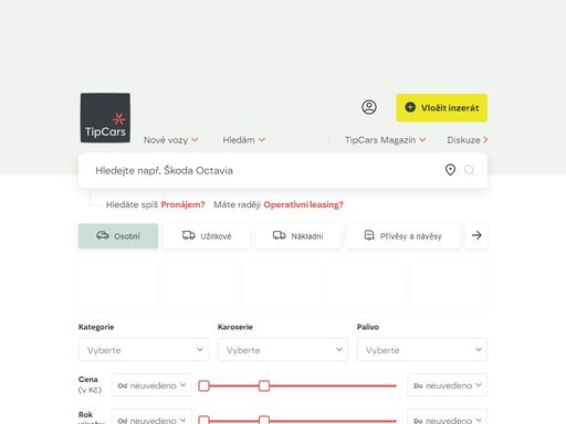 motoristický inzertní server tipcars s nabídkou přes 72898 inzerátů od autobazarů i soukromých prodejců z celé čr. škoda, ford, volkswagen a další značky najde také.