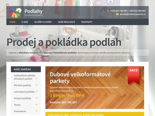 www.podlahysevcik.cz