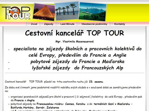 www.cktoptour.cz
