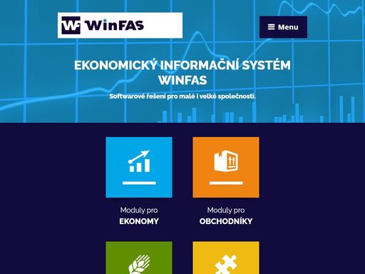 ekonomický informační systém winfas vám umožní efektivně zvládat podnikatelské procesy. můžete si vybrat z řady modulů pro ekonomy, obchodníky nebo zemědělce.