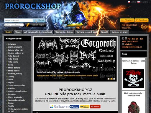 www.prorockshop.cz