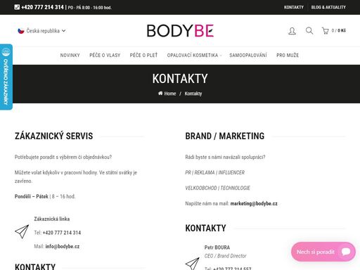 www.bodybe.cz/kontakt