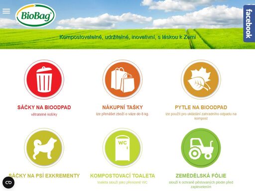 kompostovatelné sáčky pro psy a kuchyňský bioodpad od největšího světového výrobce těchto produktů společnosti biobag international as