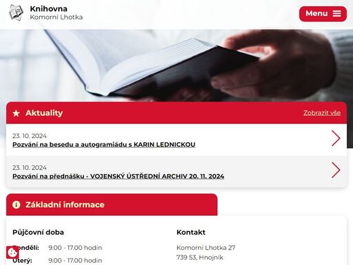 nabízíme půjčování knih a časopisů pro dospělé i děti z českého a polského knihovního fondu. dále nabízíme připojení k internetu, tisk, kopírování, stahování dat, stolní hry, omalovánky, lušťovky a meziknihovní výpůjční službu.