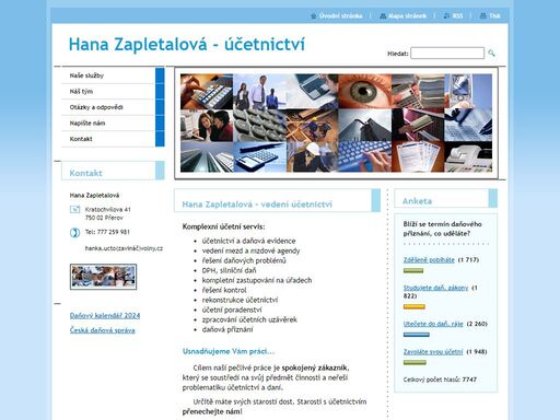 www.hanazapletalova.cz