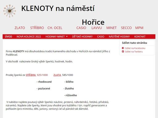 www.klenotyhorice.com