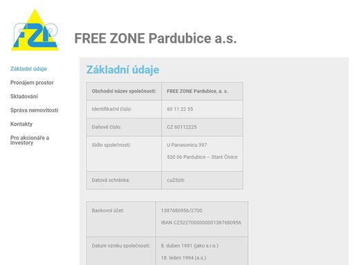 freezonepardubice.cz
