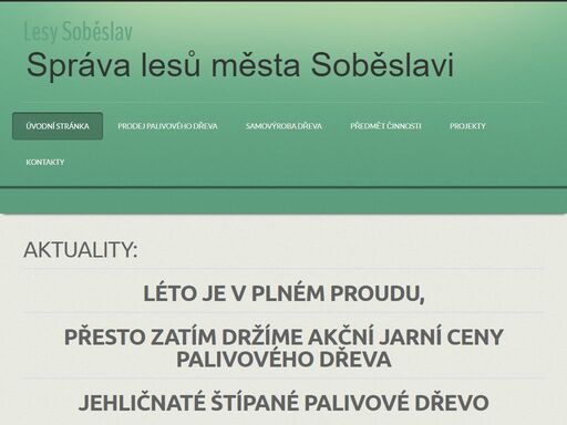 www.lesysobeslav.cz