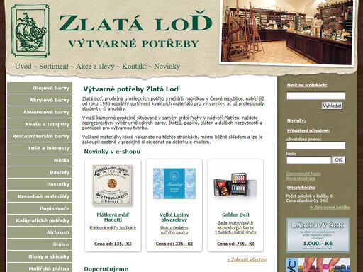 www.zlatalod.cz
