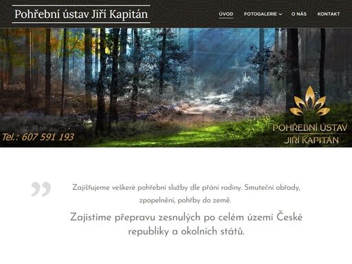 www.pohrebni-sluzba-kapitan.cz