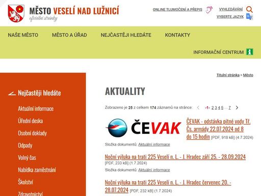 www.veseli.cz