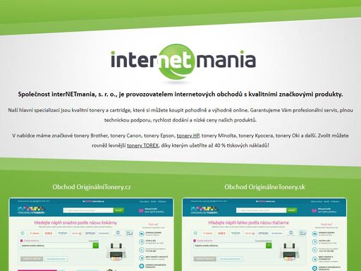 www.internetmania.cz