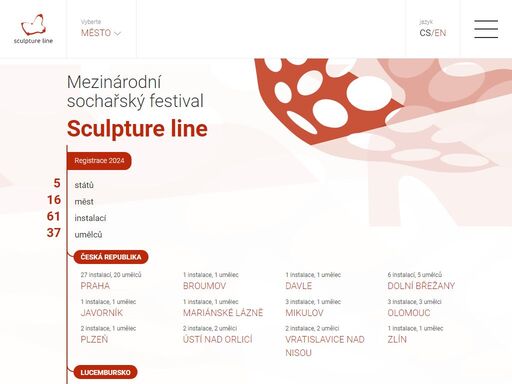 mezinárodní sochařský festival sculpture line