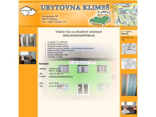 www.ubytovna-klimes.cz