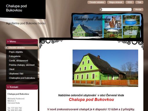 www.chalupa-pod-bukovkou.cz