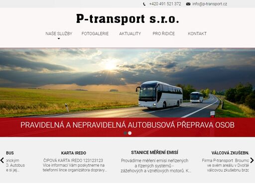společnost p - transport s.r.o. provozuje jak linkovou autobusovou dopravu v broumově a okolí, tak i neveřejnou a zájezdovou autobusovou dopravu.