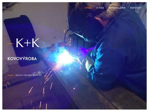domovská stránka firmy k+k kovovýroba. jednatelem této firmy je pan ivan kozel.