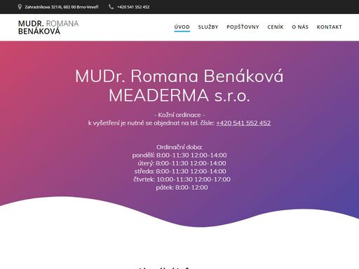 www.meaderma.cz