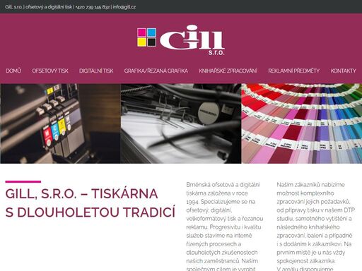 brněnská ofsetová a digitální tiskárna. na trhu působíme od roku 1994. speciali­zujeme se na ofsetový, digitální, velkoformátový tisk a řezanou reklamu.