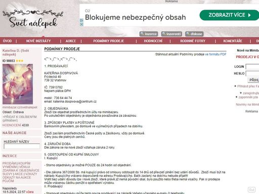 mimibazar.cz/podminky_prodeje.php?id=98653