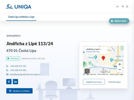 uniqa.cz/detaily-pobocek/ceska-lipa-jindricha-z-lipe