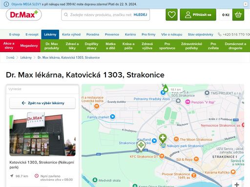 dr. max lékárna, katovická 1303, strakonice | dr. max lékárna