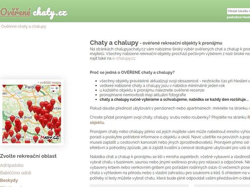 www.chalupyachaty.cz