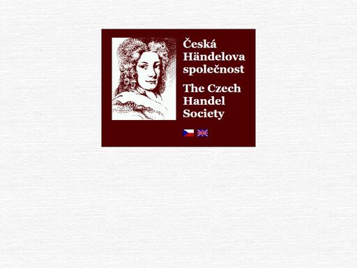 main page of the czech handel society