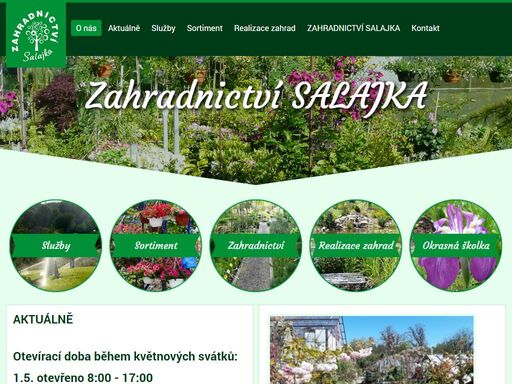 www.zahradnictvisalajka.cz