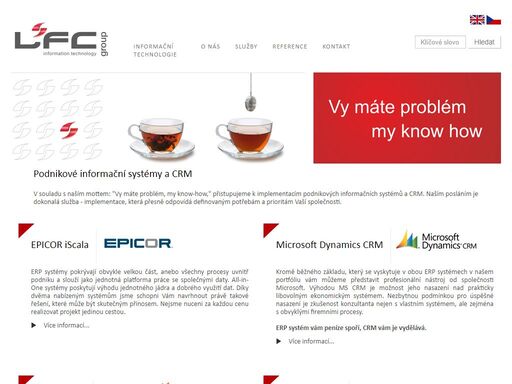 lfc group nabízí implementaci crm systémů do vašich podniků a firem. nabízí systémy epicor iscala, ms dynamics crm, helios green a vlastní aplikace.