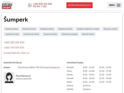 svet-oken.cz/cz/pobocky/sumperk.html