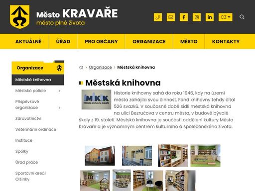 kravare.cz/organizace/mestska-knihovna