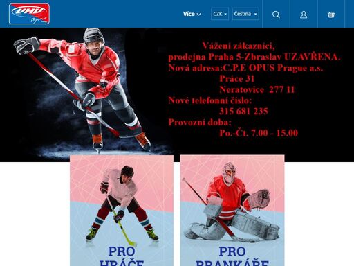český výrobce hokejové výstroje