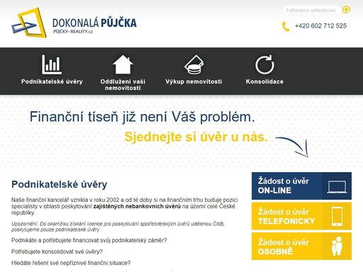 www.dokonalapujcka.cz