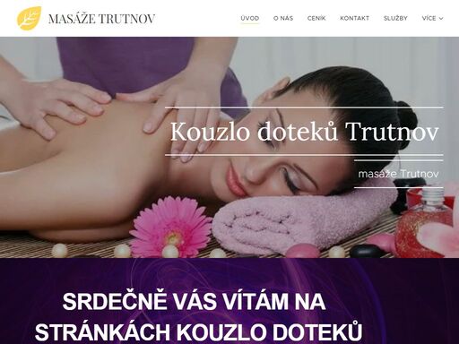 www.kouzlo-doteku-masaze.cz