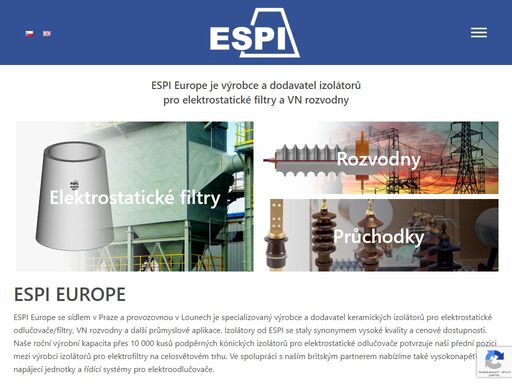 espi is a leading european supplier dedicated to the design, manufacture, and supply of ceramic esp insulators, shafts, or wall bushing.