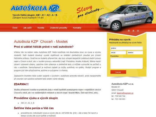 www.autoskolakzp.cz